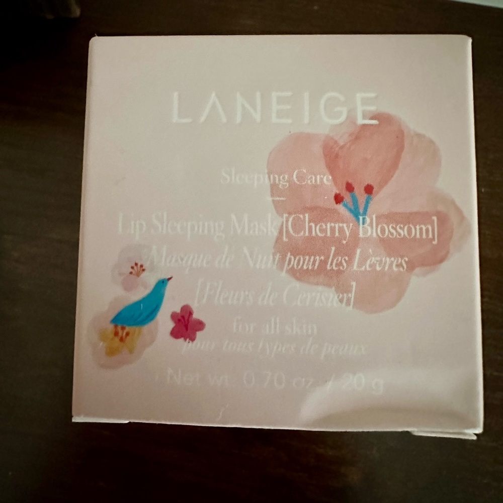 Laneige Cherry Blossom Lip Mask - NEW IN BOX  RARE  SOLD OUT Full size - Picture 8 of 8